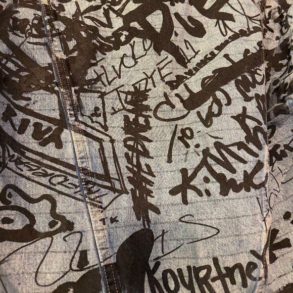 Kanye West x Levis Life Of Pablo Notepad Vintage Denim Jacket - Picture 2 of 8